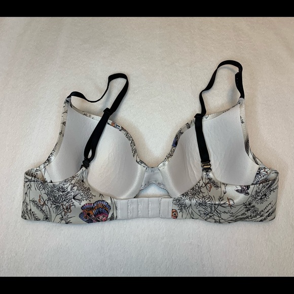 White Butterfly Patterned Gap Body Bra - Picture 2 of 5